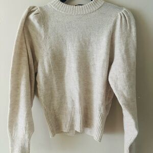H&M Cream Women's Crew Neck Sweater